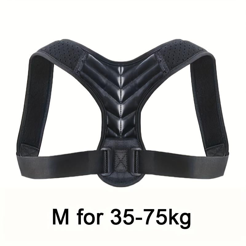Universal Back Support Brace for Improved Posture, Adjustable Body Shaping Belt for Men and Women, Breathable and Professional Quality