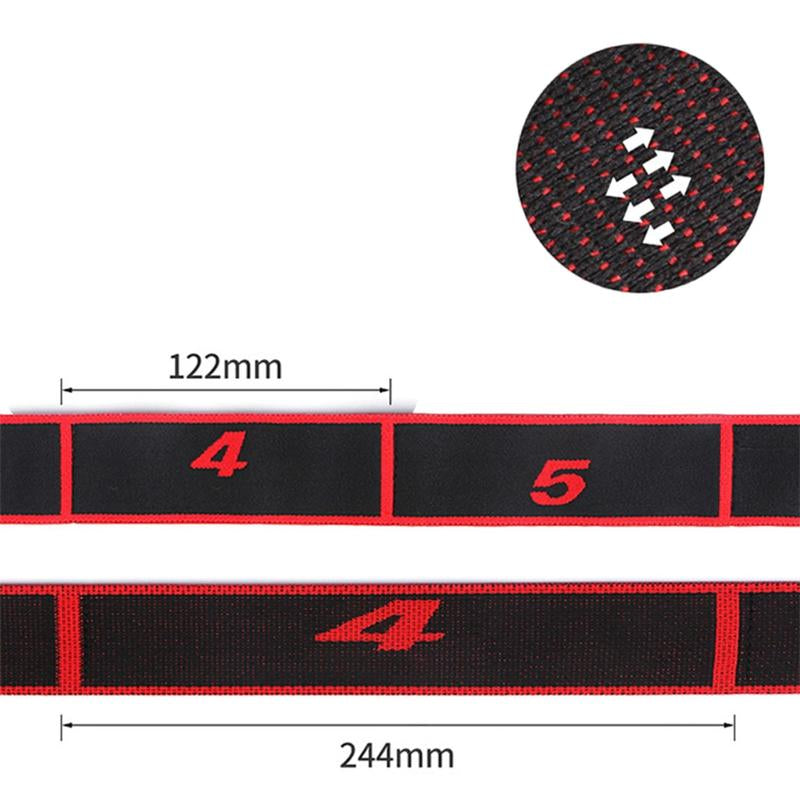Dance Yoga Elastic Strap Open Shoulder Fitness Women'S Resistance Training Equipment Segmented Digital Stretch Strap