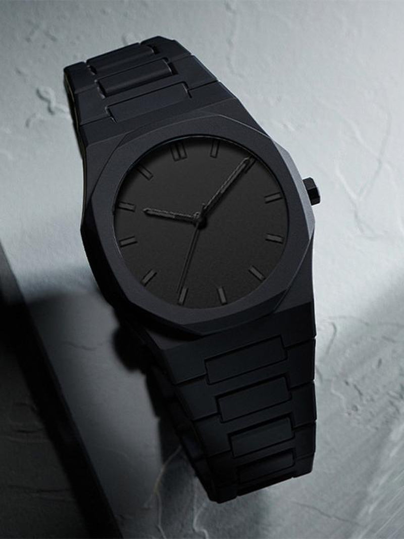 Men'S Quartz Watch in Polycarbonate, Modern Waterproof Watch, Fashionable Business Watch for All Occasions, Gift Box & Adjustment Tool Included
