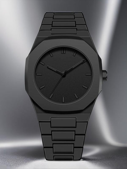 Men'S Quartz Watch in Polycarbonate, Modern Waterproof Watch, Fashionable Business Watch for All Occasions, Gift Box & Adjustment Tool Included
