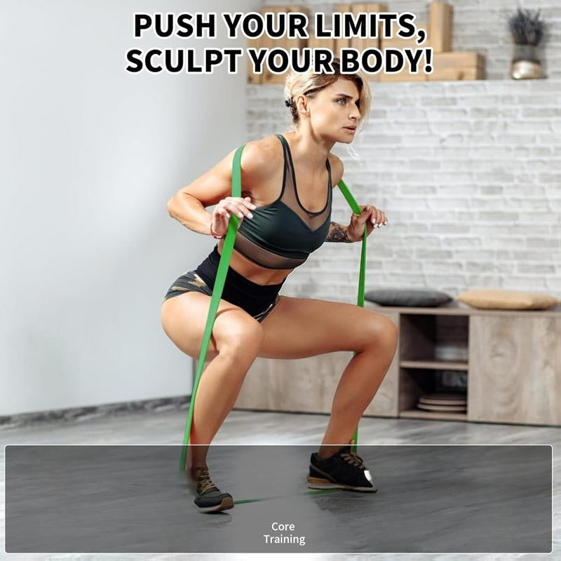 Resistance Bands Set of 5 – Pull up Assistance Bands for Men & Women, Heavy Duty Workout Bands for Exercise, Strength Training, Stretching, Physical Therapy, Home & Gym